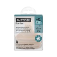 Set de 2 Tetinas Zero Adaptable a La Fuerza de Succión 0+ Meses - Suavinex