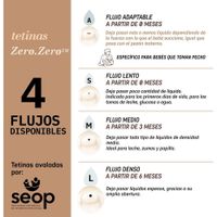 Set de 2 Tetinas Zero Adaptable a La Fuerza de Succión 0+ Meses - Suavinex