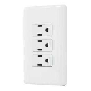 Tomacorriente Triple Basic Blanco - Volteck