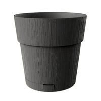 Maceta de Plástico Pianeta Grafito 7.49 X 7.49 Plg