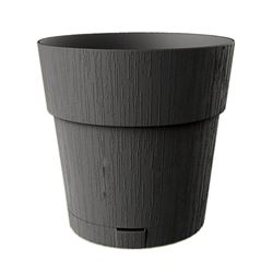 Maceta de Plástico Pianeta Grafito 7.49 X 7.49 Plg