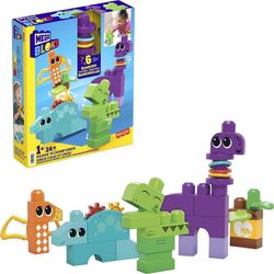Set de Bloques Mega Bloks Diversión Para construir Dinosaurios