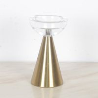 Candelero-de-Cristal-con-Bronce-17-cm