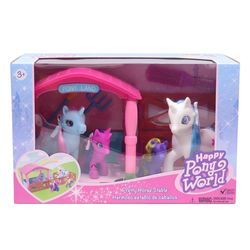 Establo-con-4-Unicornios-y-Accesorios