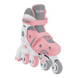 Patines Evolutivos 2 en 1 Talla 30-33 Rosa Pastel