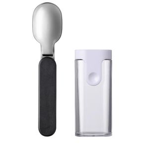 Cuchara Plegable Ellipse Negro