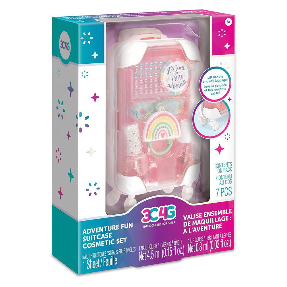 Set de Cosméticos Adventure Fun Suitcase de 7 Piezas para 8+ Años Set cosmético - 3C4G