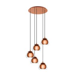 Lámpara de Colgar Rocamar Bronce 5 L - Eglo
