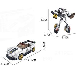 Bloques de Robot Transformable 241 Pzas