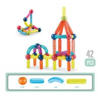 Set De Varillas Magnéticas 42 Pcs