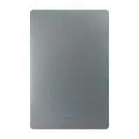 Placa Ciega Luzica Grafito