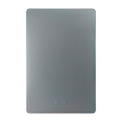 Placa Ciega Luzica Grafito