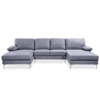 Sofá Esquinero Azul 4 Plazas