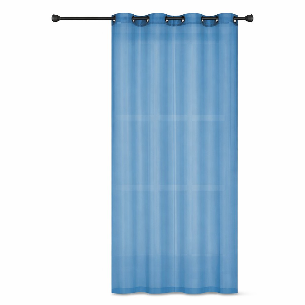 Cortina Voile de 140 x 240 Cm - Varios Colores Celeste