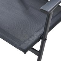 Set de Comedor Gris con Sombrilla 8 Pzas