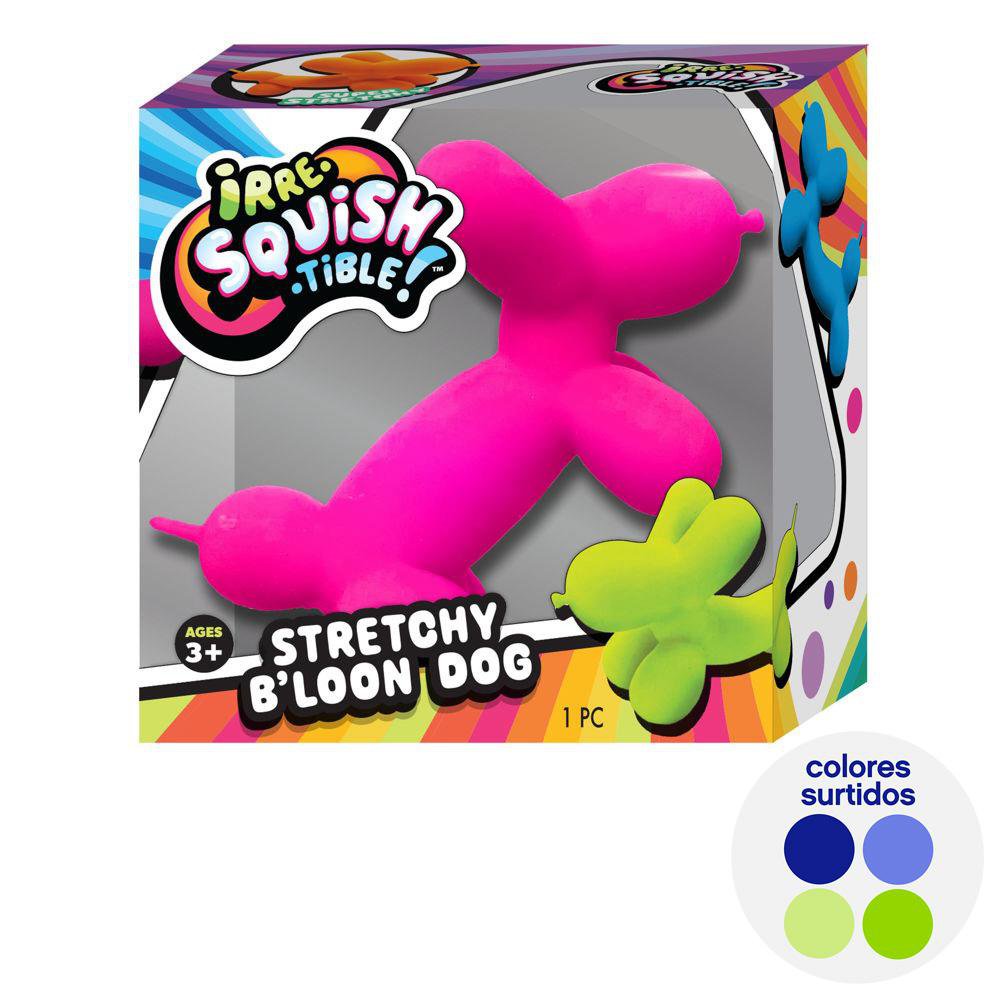 Squishy de Perrito de Globo Elástico - Colores Surtidos Perrito Globo Colores Surtidos