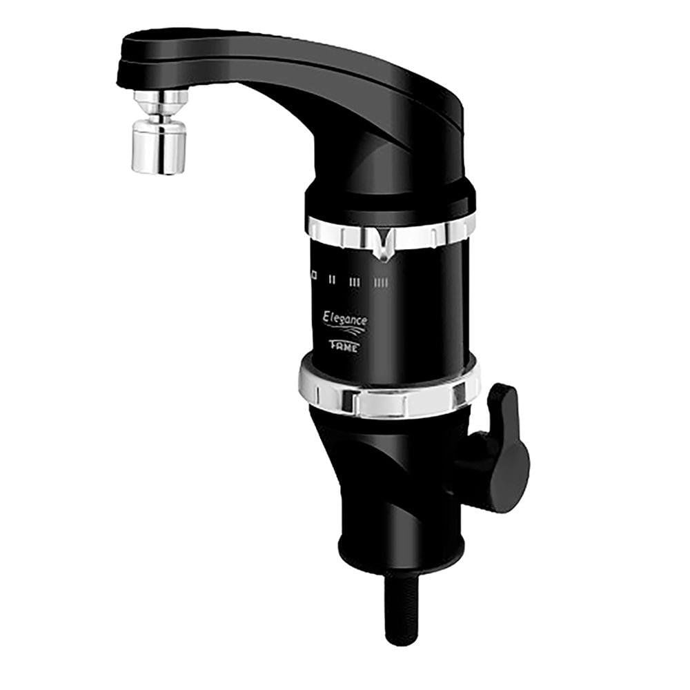 Grifo Eléctrico con Calentador Elegance 4 Temperaturas Color Negro