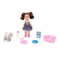 Muñeca-12-Plg-Con-Mascota-Estilos-Surtidos