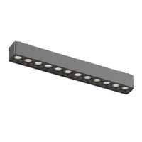 Lámpara Magnética Lineal Fija Tracklight Negra