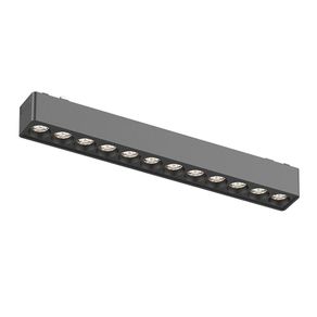 Lámpara Magnética Lineal Fija Tracklight Negra