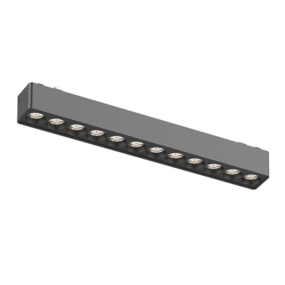 Lámpara Magnética Lineal Fija Tracklight Negra Lámpara Lineal Fija Magnética Tracklight Negra