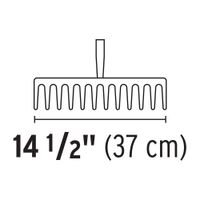 Rastrillo Recto De 14 Dientes - Truper