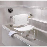 Silla para Ducha/Tina Home Care Plástico Blanco 21 X 19.25 Plg - Moen