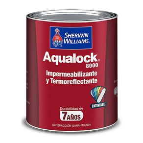 Impermeabilizante Aqualock 8000 Mate Base Extra White 1 Gal - Sherwin Williams
