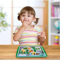 Bandeja para Alimentos de Melamina Diseño Dinosaurios