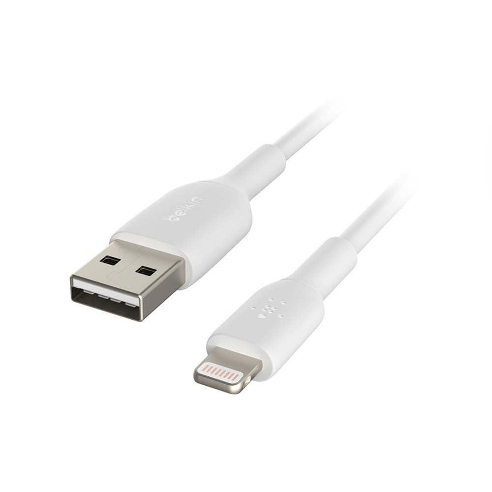Cable Belkin USB-A a Lightning Color Blanco de 2 M