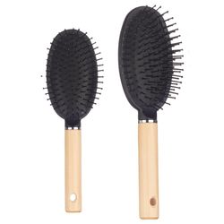 Peine Ovalado para Cabello con Mango de Madera