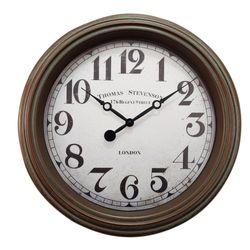 Reloj de Pared Diseño Antiguo Café 20 Plg