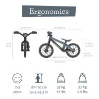 Bicicleta Bmxie Vroom Gris - Chillafish