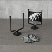 Marco Negro para Foto con Base