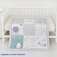 Set De Edredón Para Cuna Parches 2 Pzas.