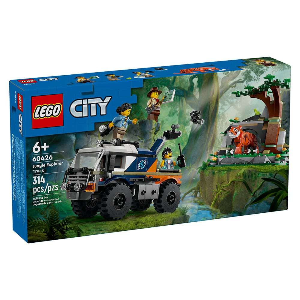 LEGO City Exploradores de la Jungla: Camión Todoterreno #60426 de 314 Piezas