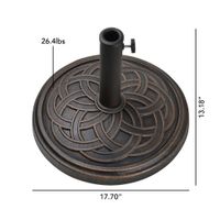 Base para Sombrilla Bronce de Exterior - Bond