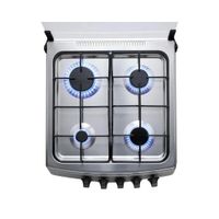 Estufa De Acero Inoxidable A Gas 4 Hornillas De 20 Plg - Indurama