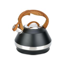 Tetera Negra 3.4L Efecto Madera y Doble Base