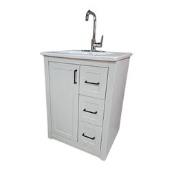 Vanity con Lavamanos Gaviota Blanco 61 X 54 Cm