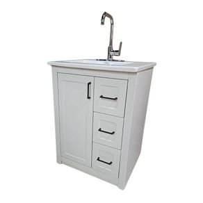 Vanity con Lavamanos Gaviota Blanco 61 X 54 Cm