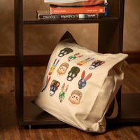 Bolsa Tipo Totebag De Lona Natural