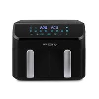 Freidora de Aire Doble con Cesta 9.5 L Negra