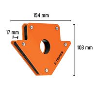 Escuadra Magnética para Soldar de 4 Plg - Truper
