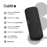 Bocina Portátil Power Plus Negro