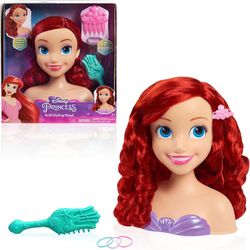 Juguete de Cabeza para Estilizar Disney Princess Ariel 7 Pzas