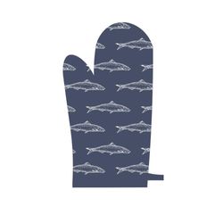 Guante de Cocina Estampado de Pescados