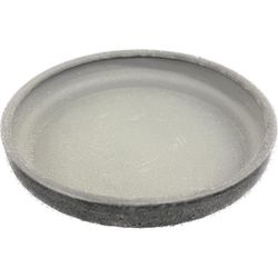 Plato Redondo para Maceta Gris 4 Plg