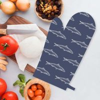 Guante de Cocina Estampado de Pescados
