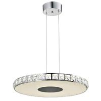 Lámpara Colgante LED Cristales 51 Cm
